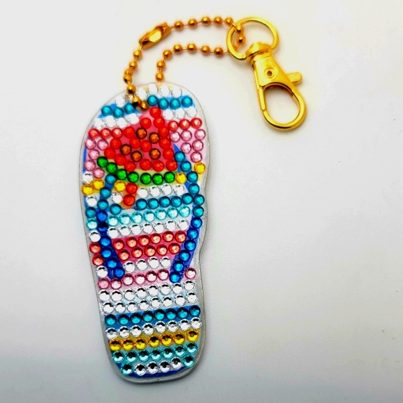 Other - Watermelon Flip-flops Keychain Summer